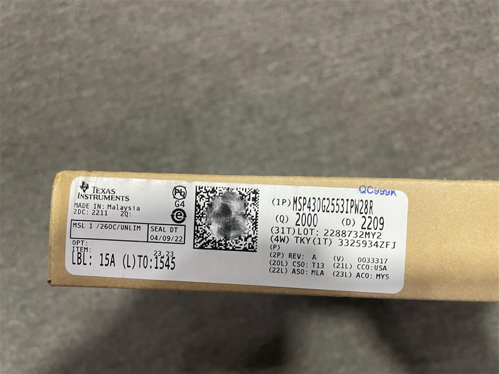 ӦMSP430G2553IPW28R