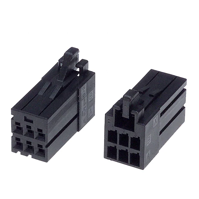 供应1-1318119-3 矩形连接器 - 外壳 插座 黑色 0.098
