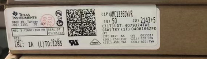 收发器 AMC1336DWVR品牌：TI