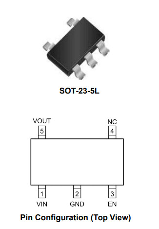 供应WL2803E-低静止电流 高PSRR CMOS LDO