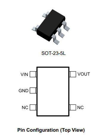 供应WL2855E-300mA CMOS高线性稳压器