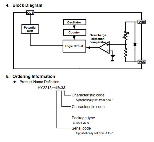 供应HY2213-AB3B-多节锂电池组充电平衡IC