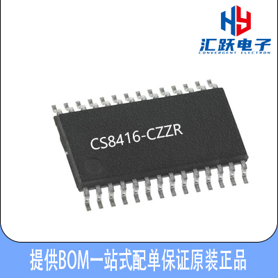 音频发送器、接收器、收发器 IC CS8416-CZZR