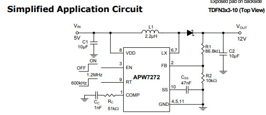 供应APW7272-电流模式 升压调节器