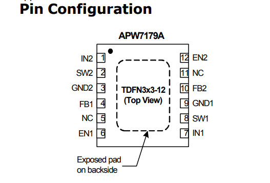 供应APW7179A-1A同步降压转换器
