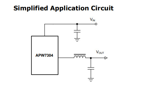 供应APW7304-4A同步降压变换器