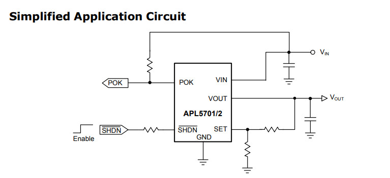 供应APL5702-700mA线性稳压器