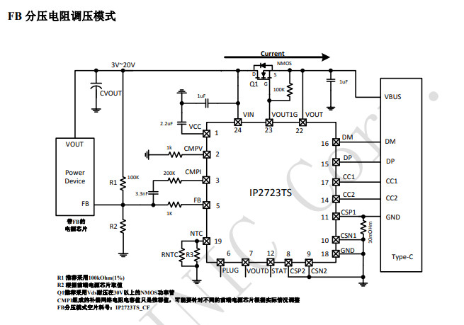 供应IP2723TS-集成多种协议芯片
