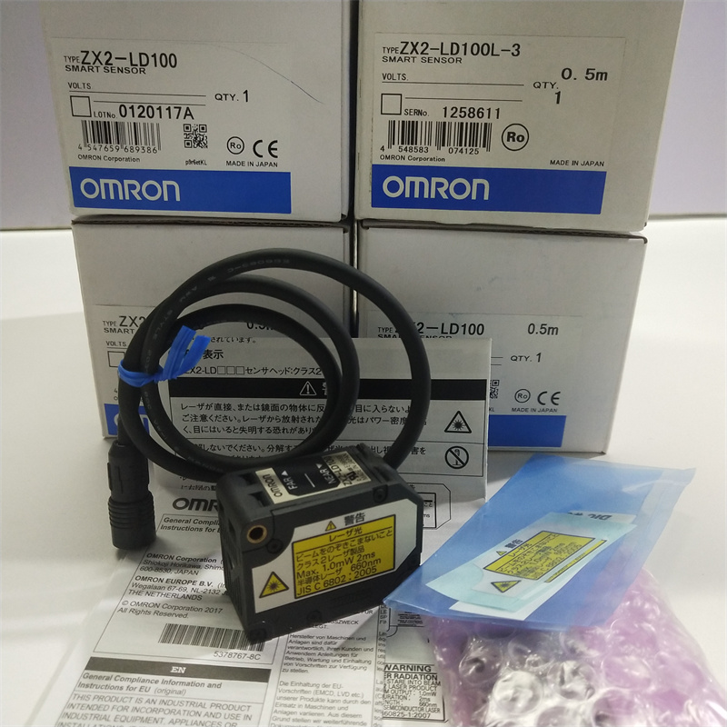欧姆龙ZX2-LD100激光传感器全新原装现货