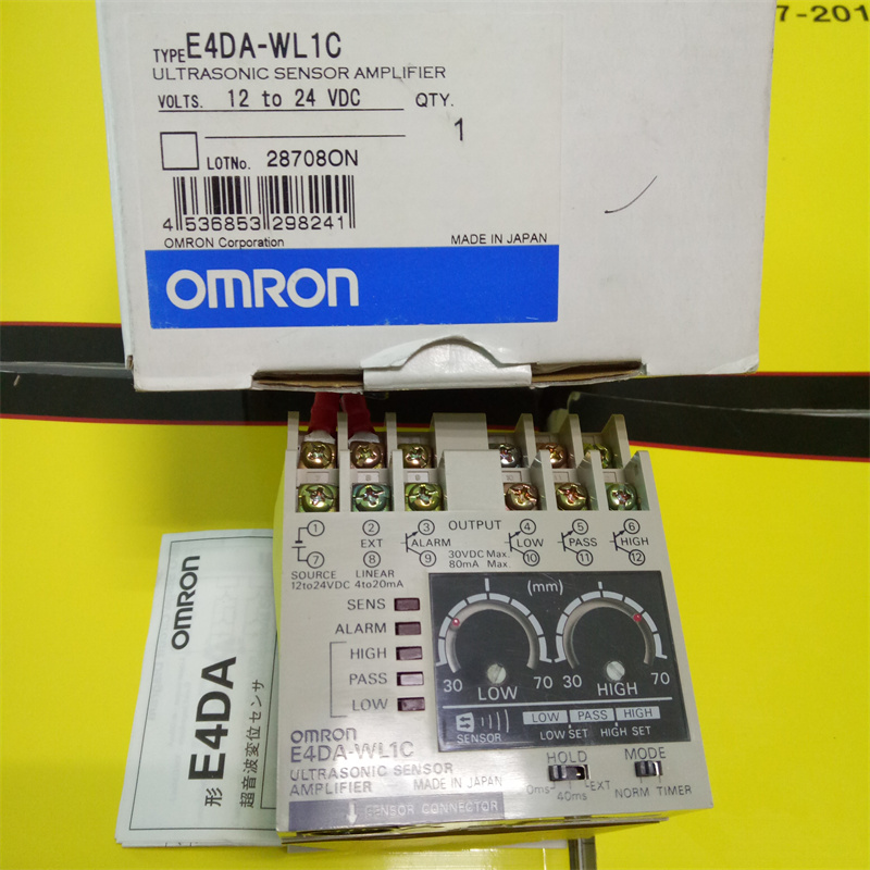 欧姆龙E4DA-WL1C超声波传感器全新原装现货