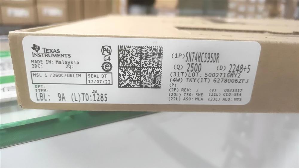 Ӧԭװ SN74HC595DR SOIC-16 ̬Ĵ8λλĴ