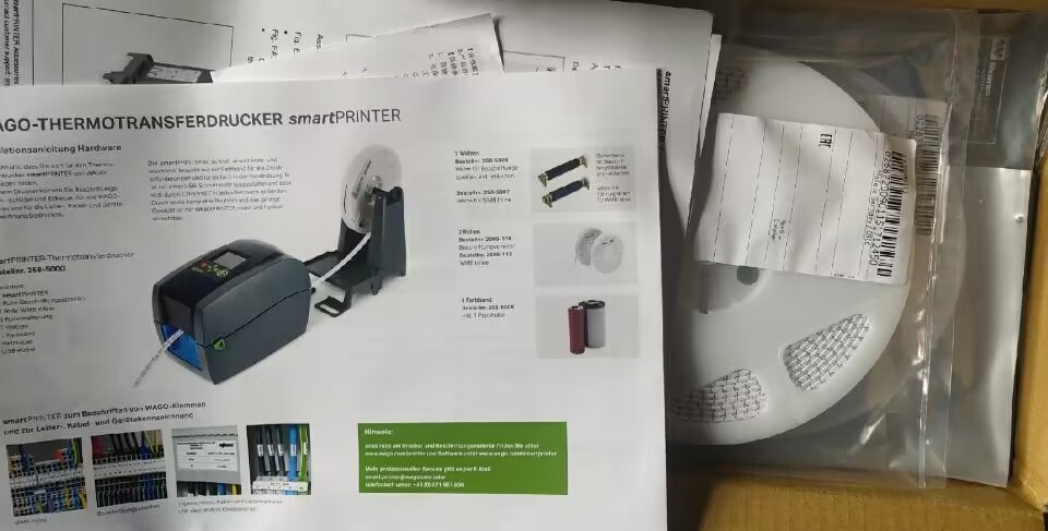 德国WAGO万可线标机计算机设备 打印机，标签打印机258-5000