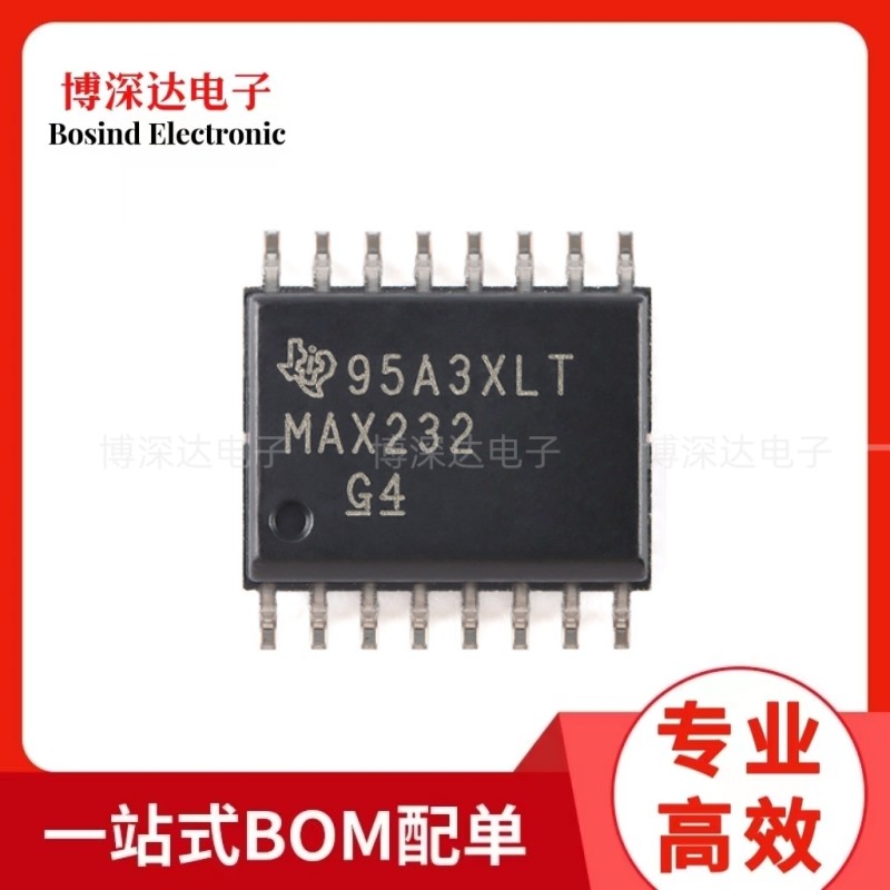 原装 MAX232DWR SOIC-16 EIA-232驱动器/接收器IC芯片 bom配单