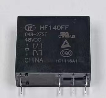 	宏发HF140FF-048-2ZST直流48V两组转家电用电磁功率继电器