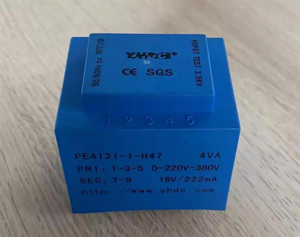 供应定制PE4121-I-H47变压器 4.0VA0-220V-380V18V/0.222MAX2 时间约7个工作日