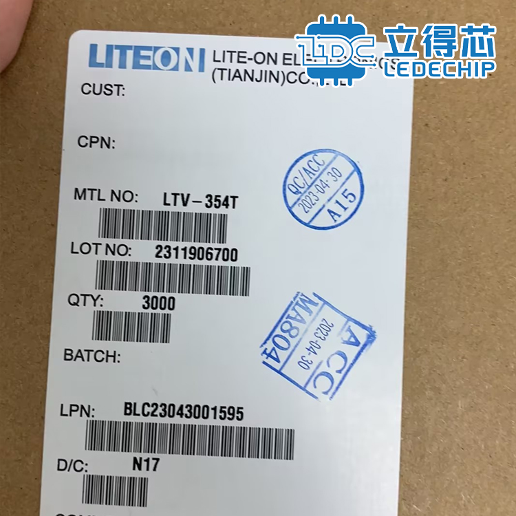 LTV-354T LITEON/光宝 贴片SOP4 晶体管光耦 354T