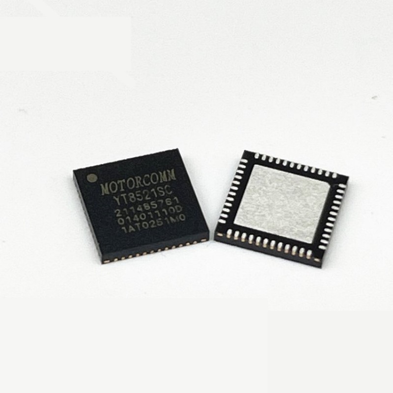 MOTORCOMM/裕太微 YT8521SC  单口千兆以太网物理层芯片 特价出 原装现货 