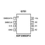 G751-2P1F 致新SOP-8数字温度传感器