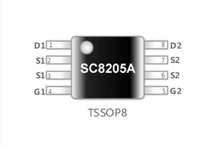供应SC8205A 富满20V N沟道增强型MOS管