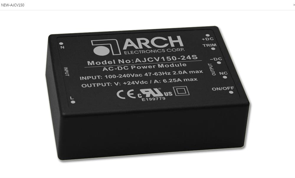 供应ARCH AC/DC模块电源AJCV150系列AJCV150-24S  AJCV150-12S