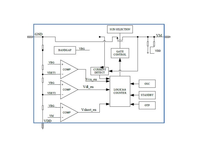 供应LPB1001BQVF 微源单节锂电池保护IC