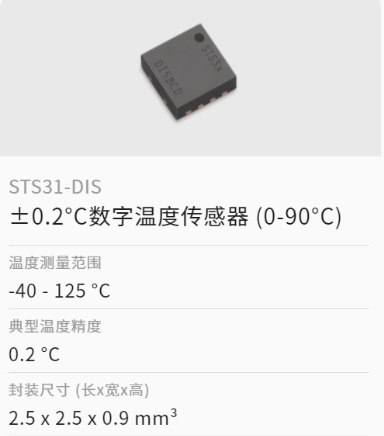 SHT31-DIS-B2.5KS 数字温湿度传感器 全新 