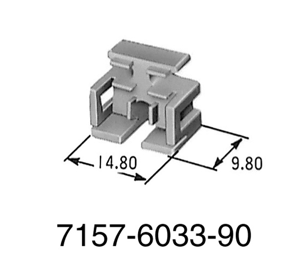 7157-6033-90，外壳，YAZAKI