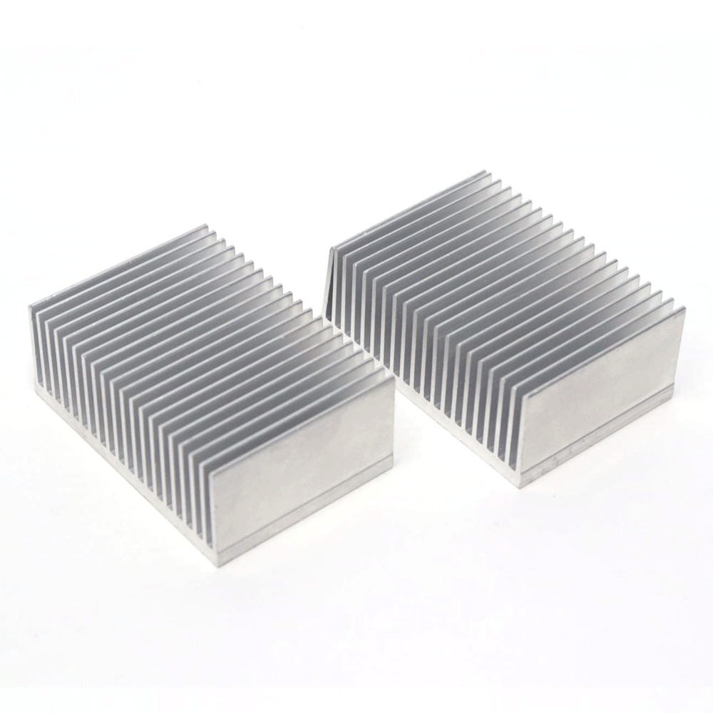 东吉散热厂家供应铝型材散热片开槽黑色PCB芯片主板散热器