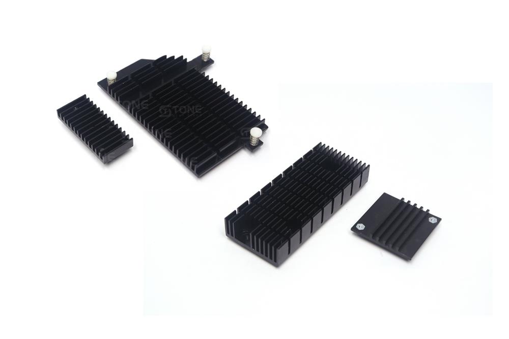 大功率密齿型材铝制散热片显卡路由器CPU电源导热贴可定制