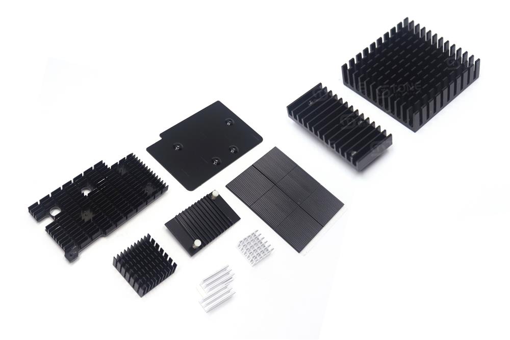 定制铝型材密齿大功率散热片，优质材料，高效散热，适用于电器PCB主板IC芯片