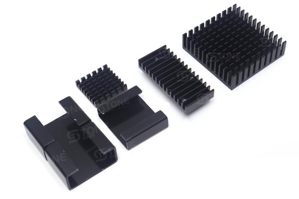 定制铝型材U型散热片，大功率设计，专为电器播放器PCB功率板高效散热