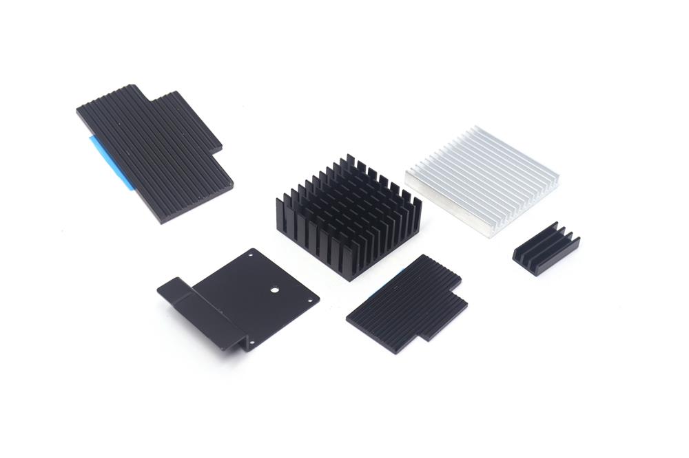 东吉散热铝型材散热片功放板电源超声波带导热贴铝块可定制