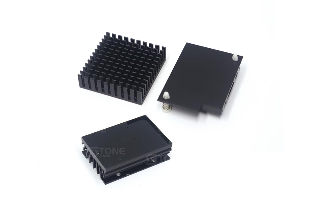 东吉散热开槽铝散热片大功率超声波CPU路由硬盘导热背板可定制