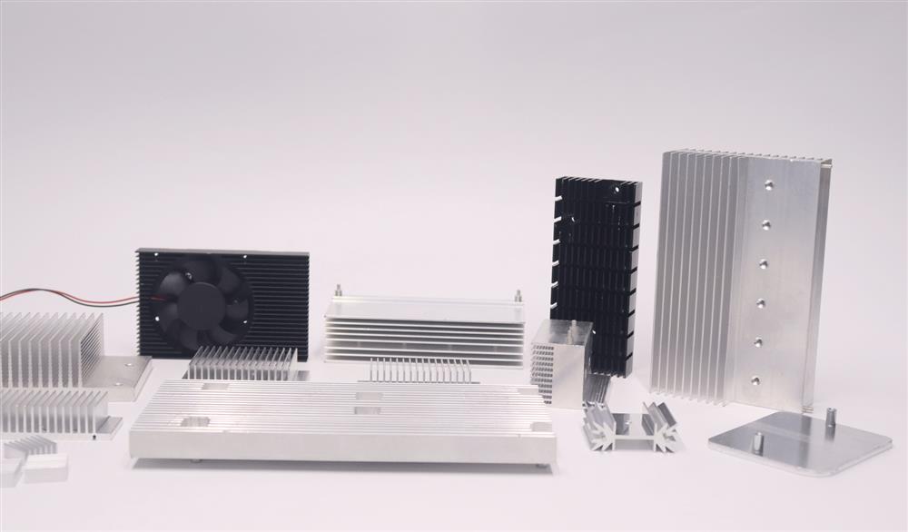 铝型材DIY散热器，带背胶设计，高效散热芯片CPU、路由及电源电子