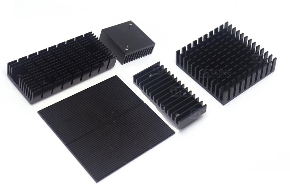 铝型材F型散热片 电源模块散热器 电子PCB板导热 降温铝块