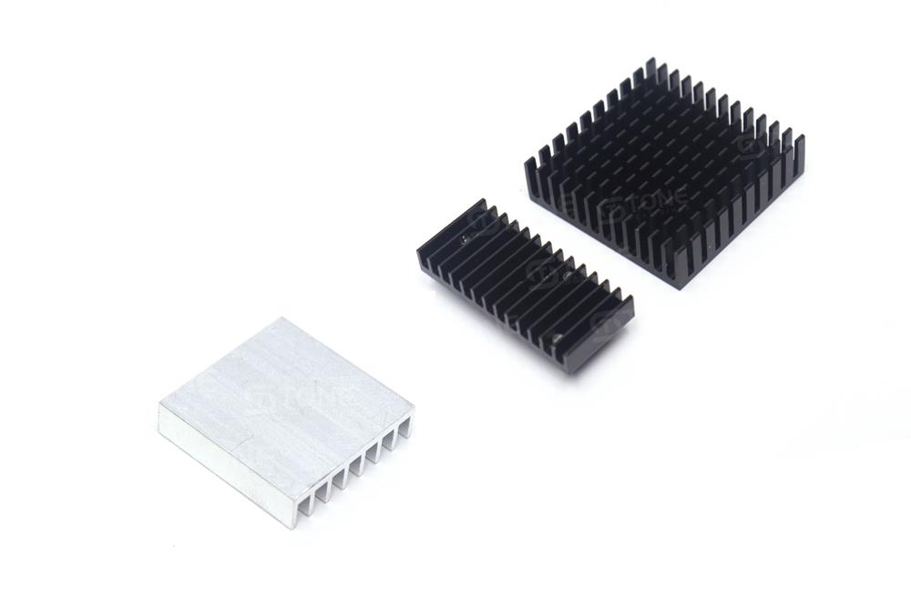 铝型材开槽散热片 芯片CPU电源带螺孔铝块铝板 可定制