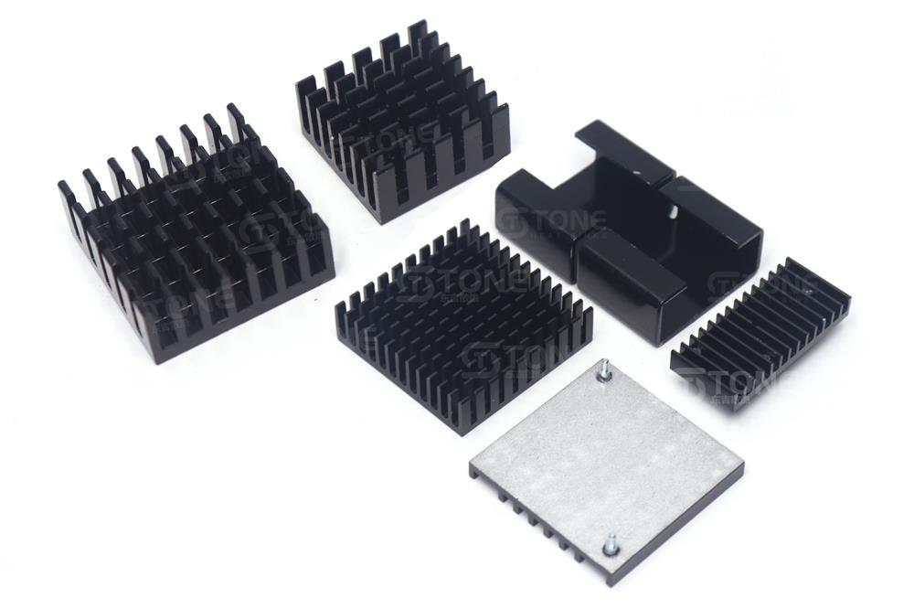 铝型材散热定制，凹型设计，密齿大功率，适配CPU电子主板高效散热