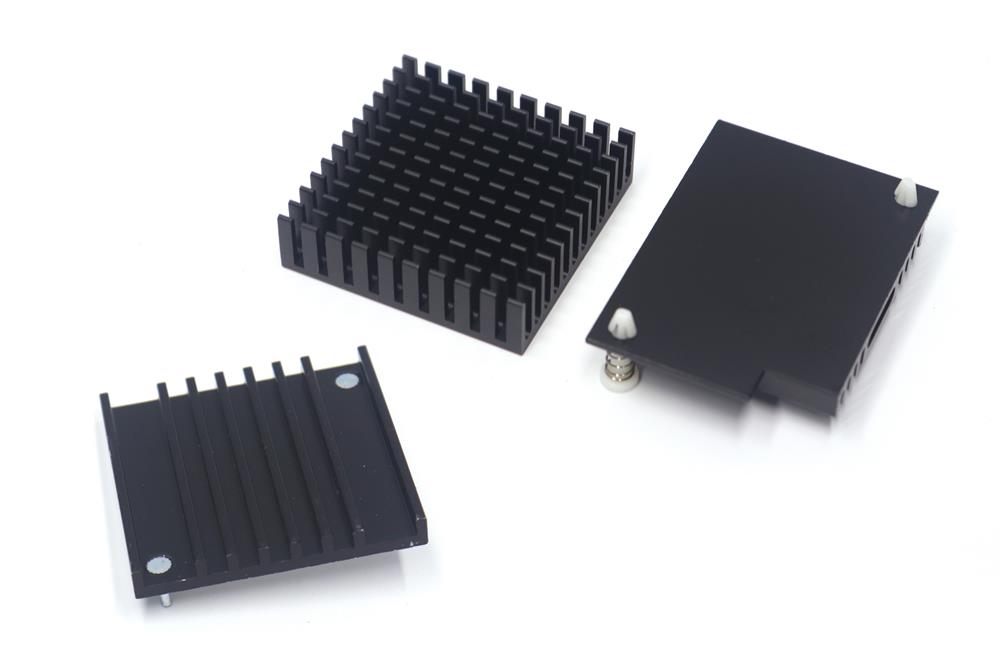 铝型材散热片芯片功率板CPU电源带导热贴铝块铝板 可定制