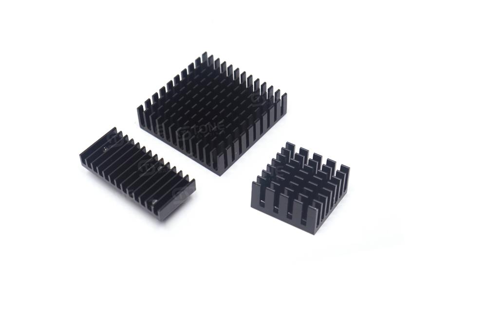 铝型材散热片，适用于芯片CPU模组电源树莓派，导热贴加持，小铝块可定制