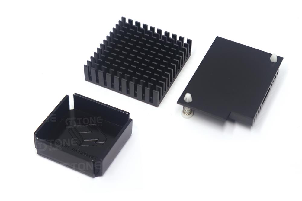 铝型材散热片芯片CPU功率板LED带导热背胶贴铝板 可定制