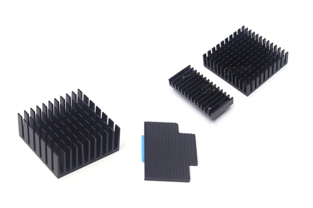铝型材散热片 芯片显卡电子散热器带导热贴 可定制