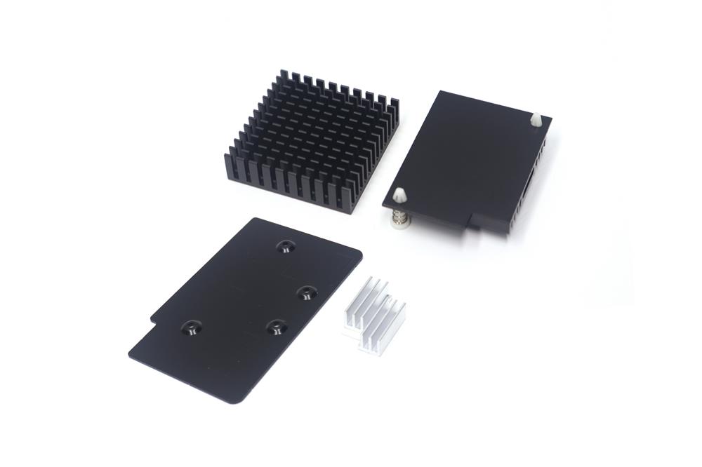 铝型材散热片 芯片显卡CPU板 带导热贴铝块 可定制