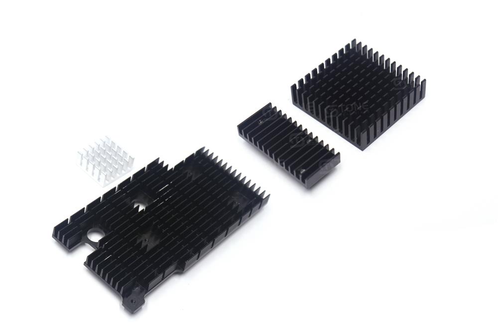 铝型材散热片定制，密齿剖槽设计，适用于电子芯片、CPU等高效散热