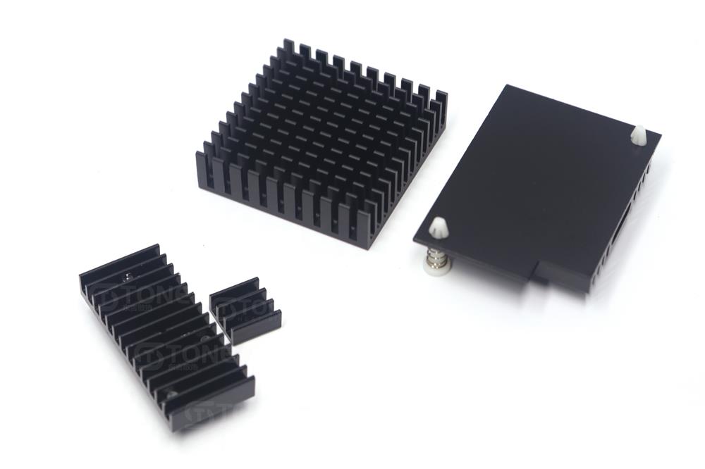 散热片 带背胶铝型材电子超声波 CPU功率板 LED芯片路由