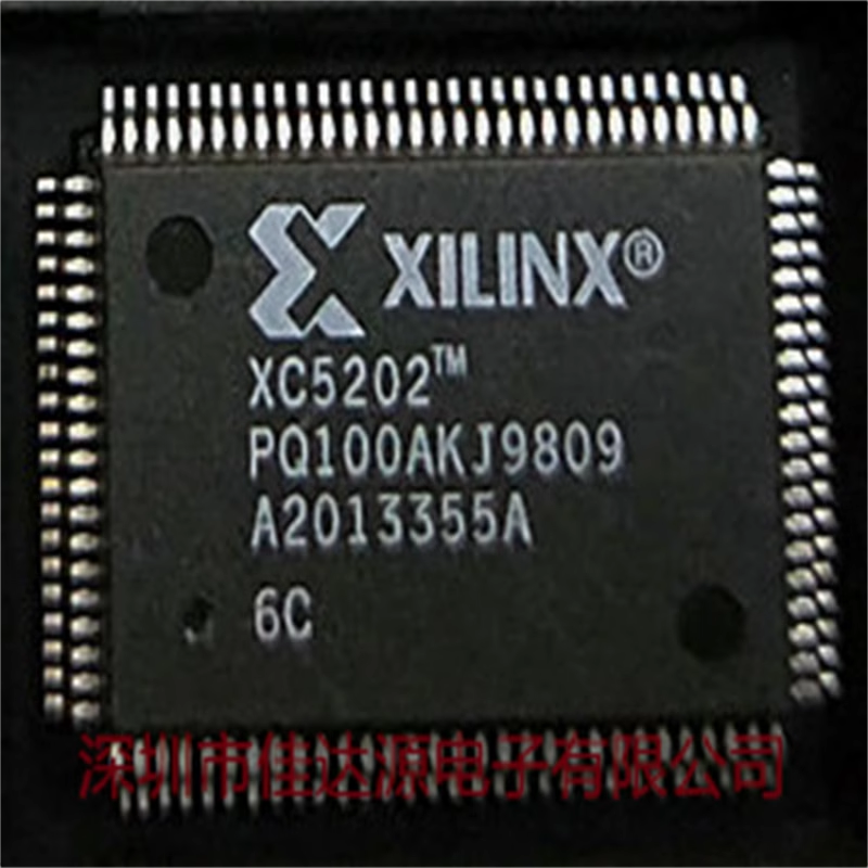 全新原装 XC5202-6PQ100C 封装QFP100 可编程门阵列芯片