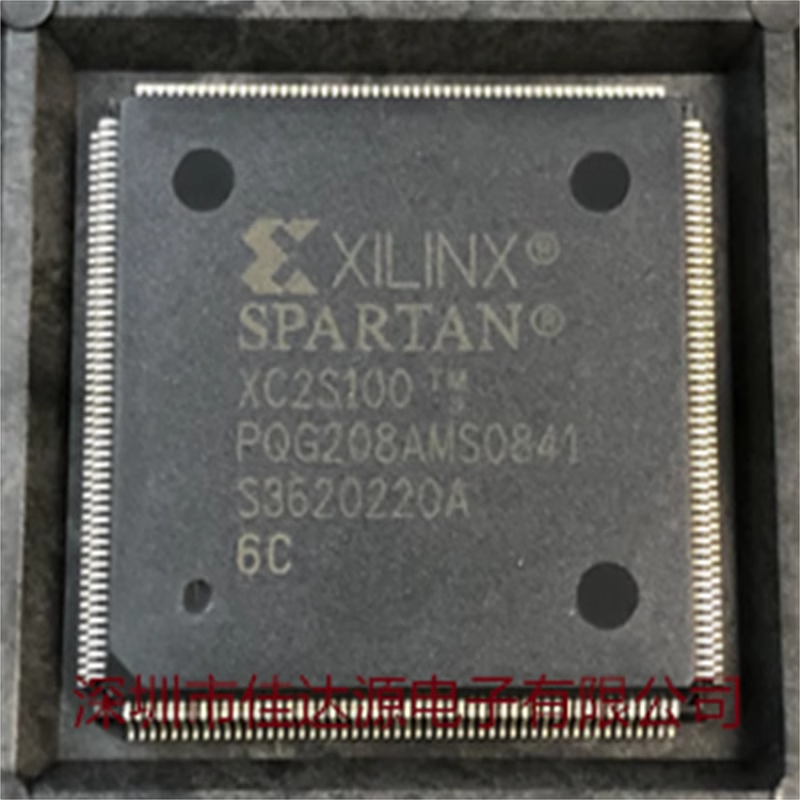 全新原装XC2S100-6PQG208C嵌入式-FPGA现场可编程门阵列PQFP-208