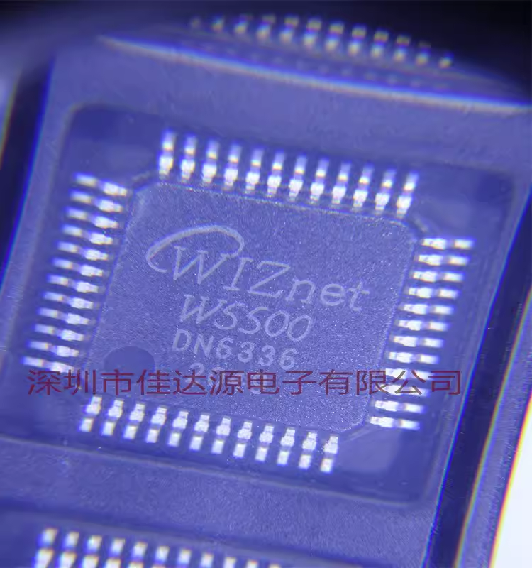 全新原装W5100 W5500IC芯片 贴片LQFP-48 TCP/IP以太网嵌入式硬件