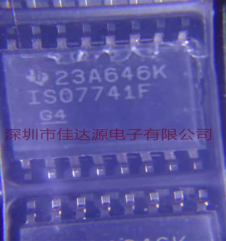 全新原装 ISO7741FDWR 丝印ISO7741F 封装SOP-16 数字隔离器芯片