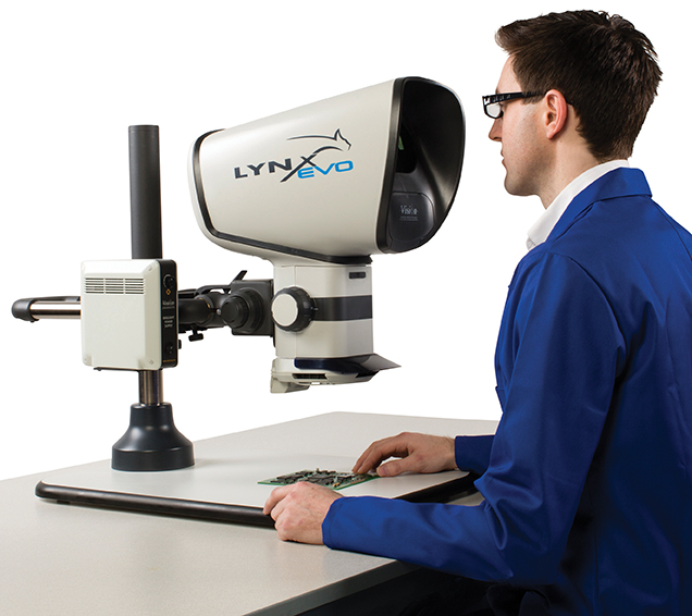 高倍率无目镜体视显微镜Lynx EVO人机工效学