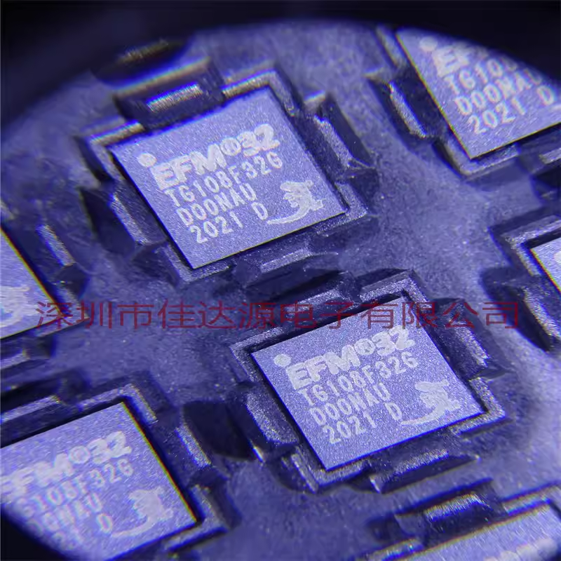 EFM32TG108F32-D-QFN24R【IC MCU 32BIT 32KB FLASH 24QFN】